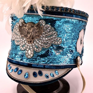 Burning Man Men&#39;s Hat, Marching Band Festival Lion. Animalia - size XL