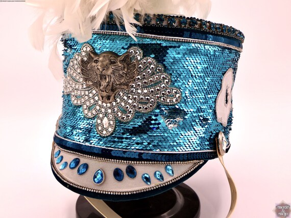 Burning Man Festival Hat, Marching Band Hat Amazon.com: ILOVEMASKS Holographic Goggles Burning Man  main image 2