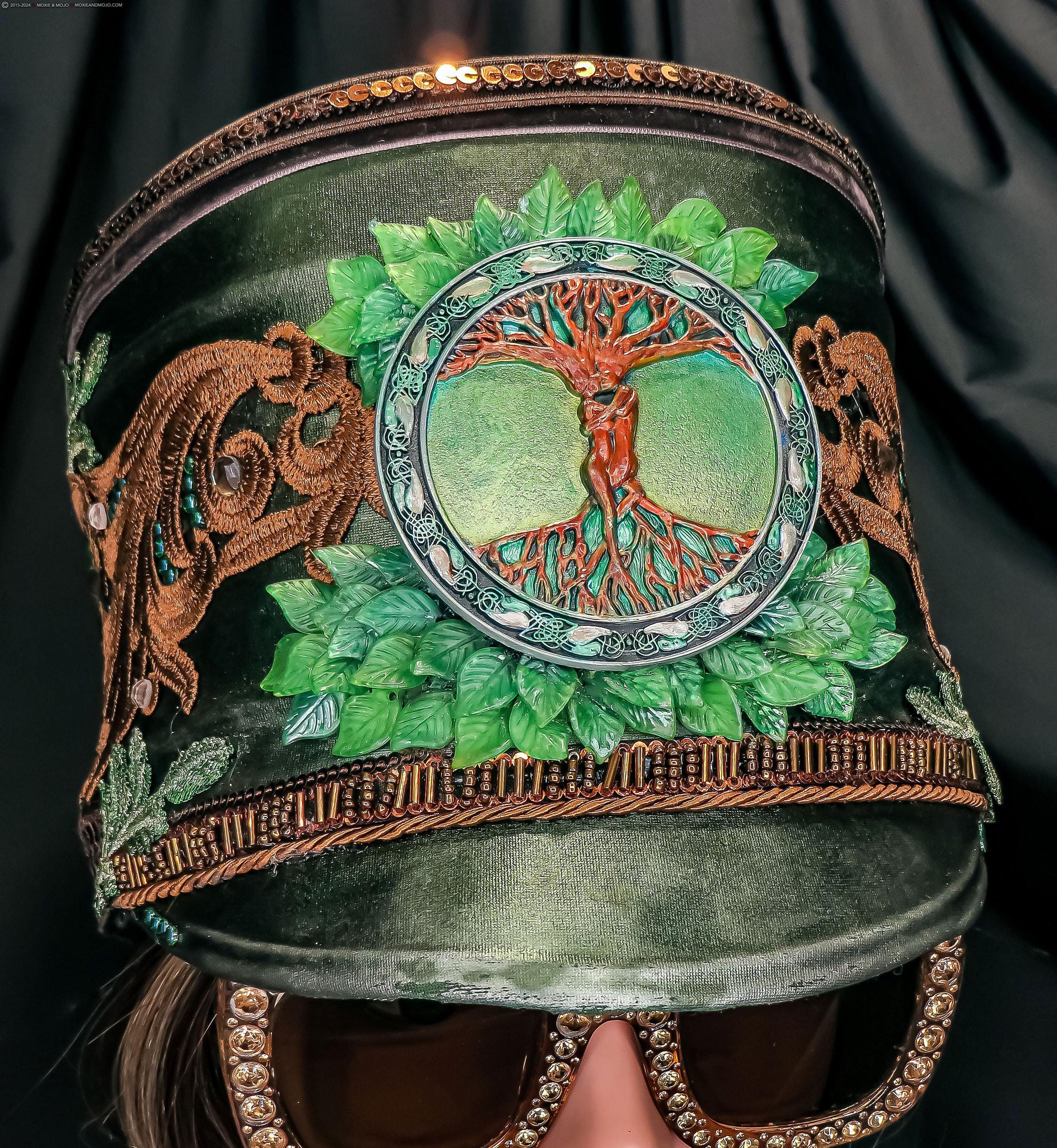 Handmade burning man festival hat- marching band Amazon.com: ILOVEMASKS Red Black Men & Women Burning Man  main image 4