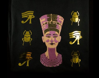 Camiseta de la reina egipcia Nefertiti