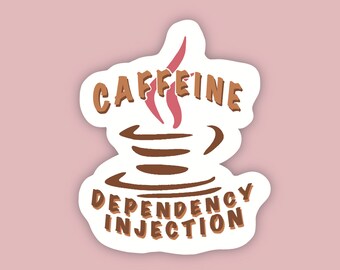 Java Caffeine sticker 3x3