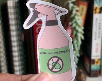 Bugspray-sticker