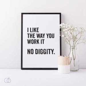 No Diggity Art Print Blackstreet Lyric Print 90 S Etsy no diggity art print blackstreet lyric