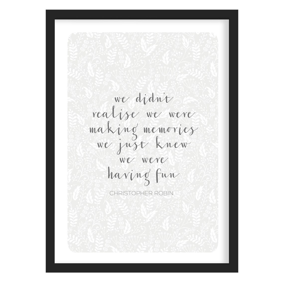 Memories Quote Printable A4 Christopher Robin Quote Print | Etsy