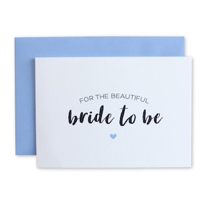 Tarjeta Bride To Be - Para la hermosa tarjeta Bride To Be