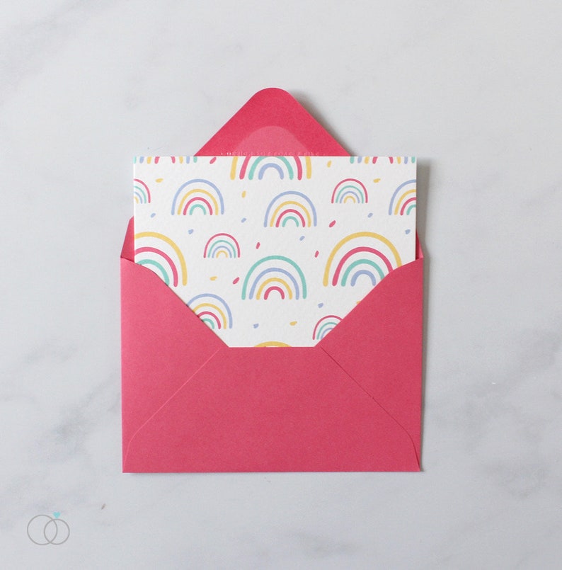 Happy Post Rainbows Mini Card Pack x6