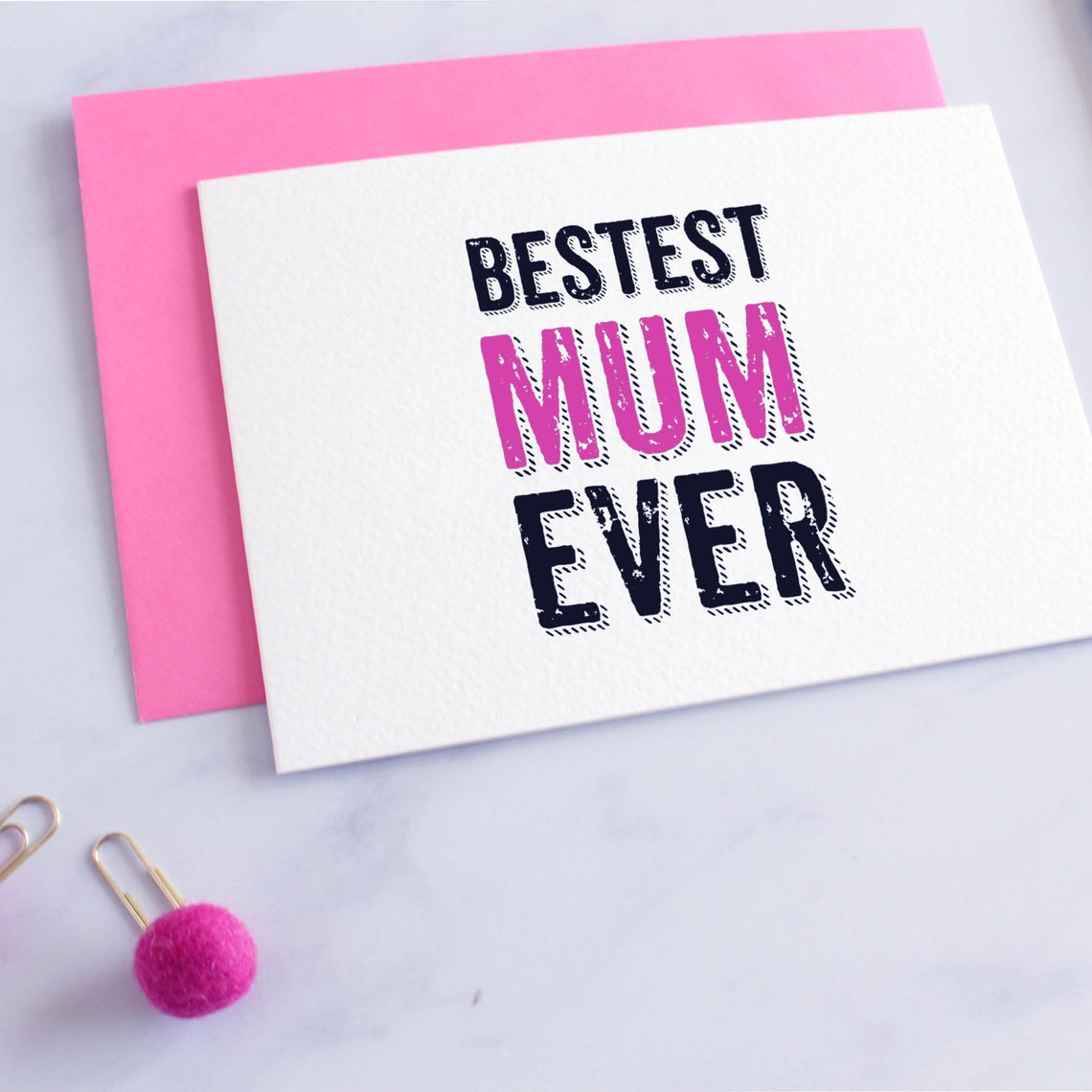 American Greetings Muttertagskarte „Hey, Mom!“ – Verwandelbar In Schild Mit Glitzer & Feder