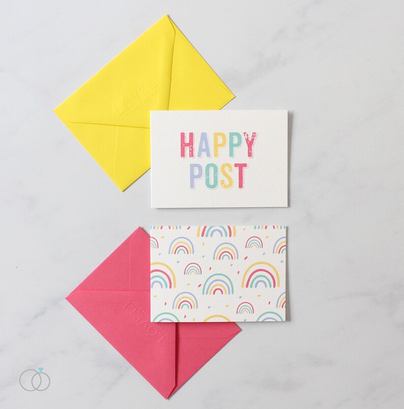 Rainbow Thank You Card Pack