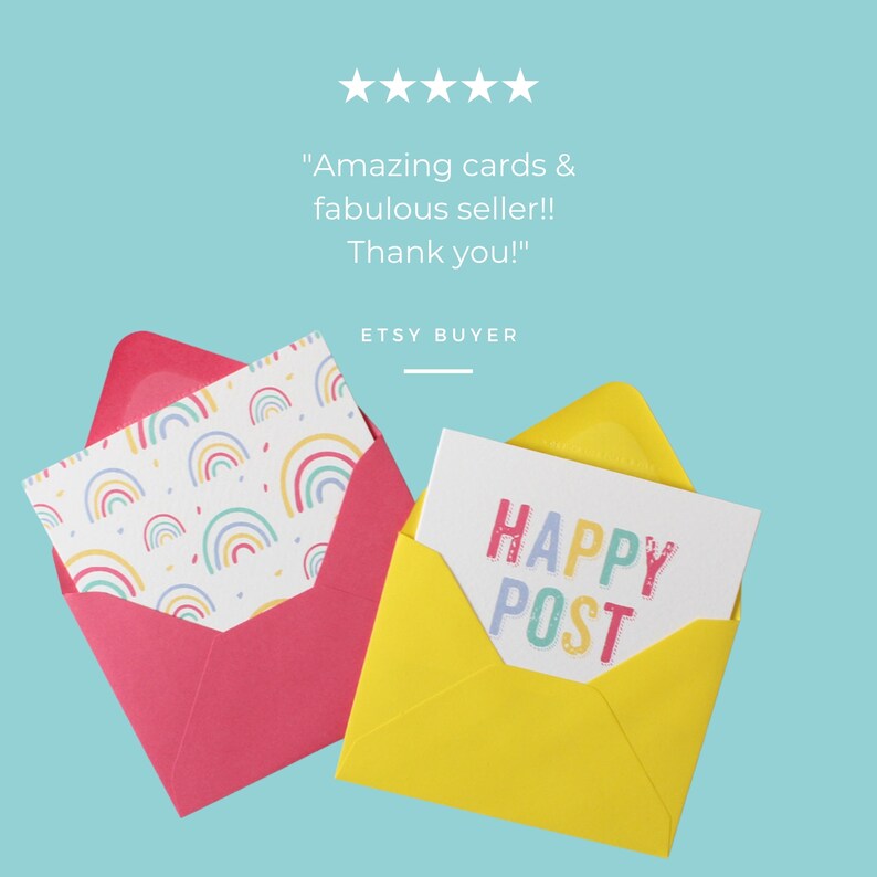Rainbow Thank You Card Pack