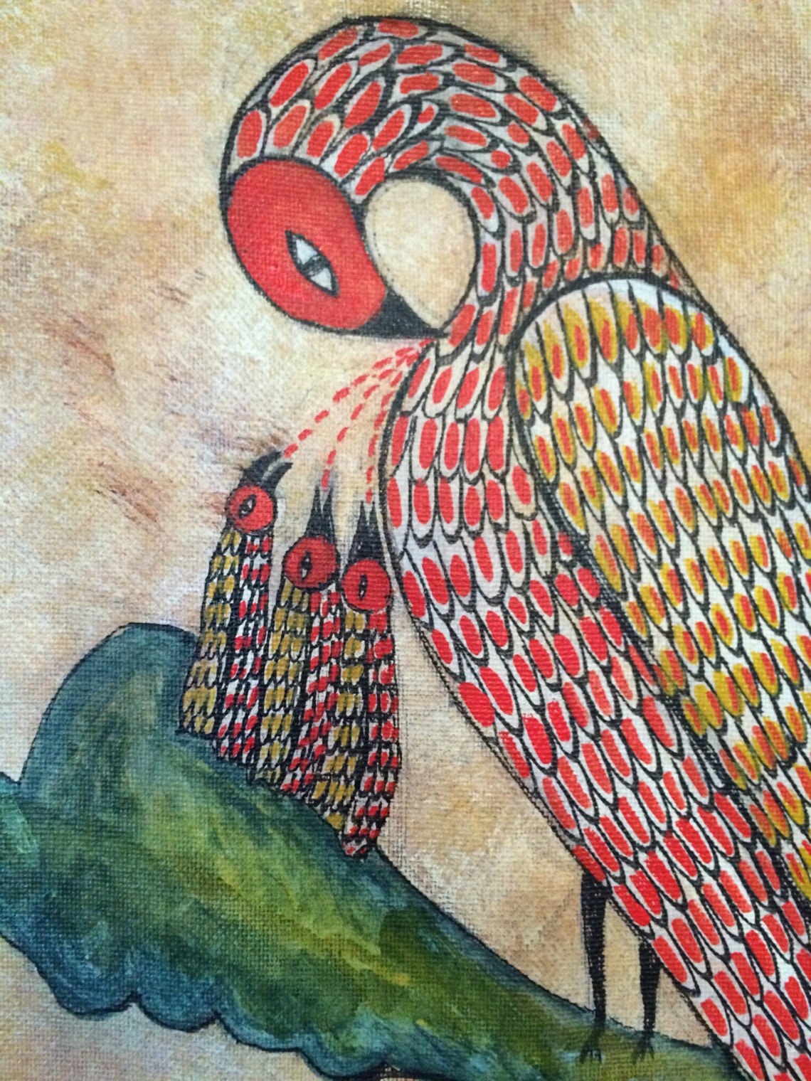 PA Dutch Fraktur Painting - Etsy