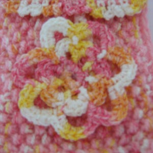 Pink Knit and Crochet Cell Phone Case, Eyeglasses Case, with Neck, Shoulder, or Cross Body Strap. Gift for Her image 4