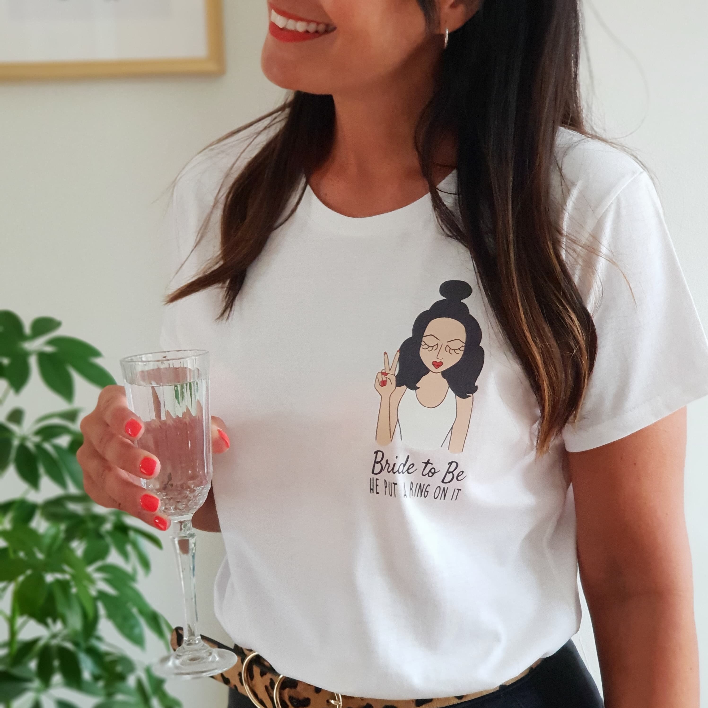 Personalised Bride to Be Tshirt Hen Do T Shirt Bridesmaid Top
