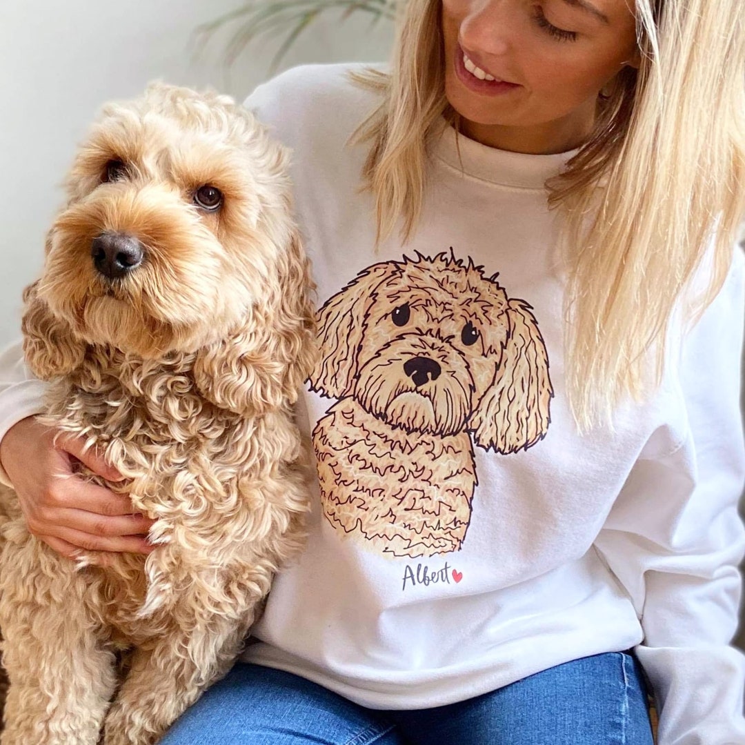 Personalised Dog Jumper With My Dog on , Dog Breed Jumper, Personalised