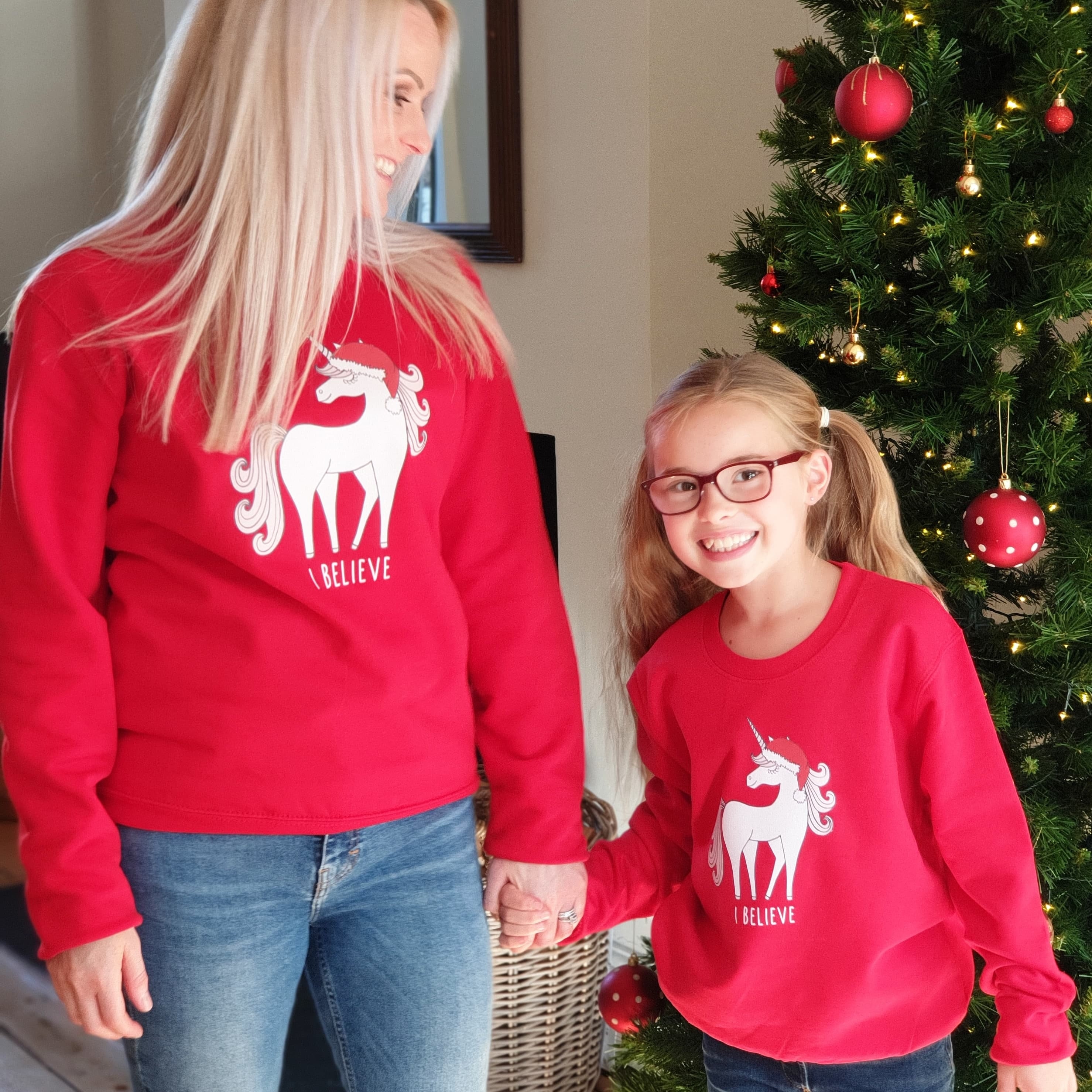 Mother and daughter christmas jumpers cheap
