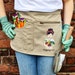 Personalised Veggie Lady Gardening Apron, Personalized Gardening apron for her, 