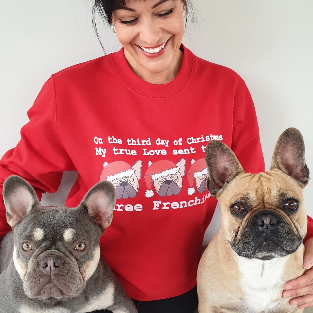 Bulldog christmas jumper deals
