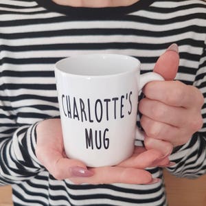 Personalised Mug,Customised Mug, Mug with personalised illustration, Christmas gift for her, Secret santa gift , Gift for her image 2