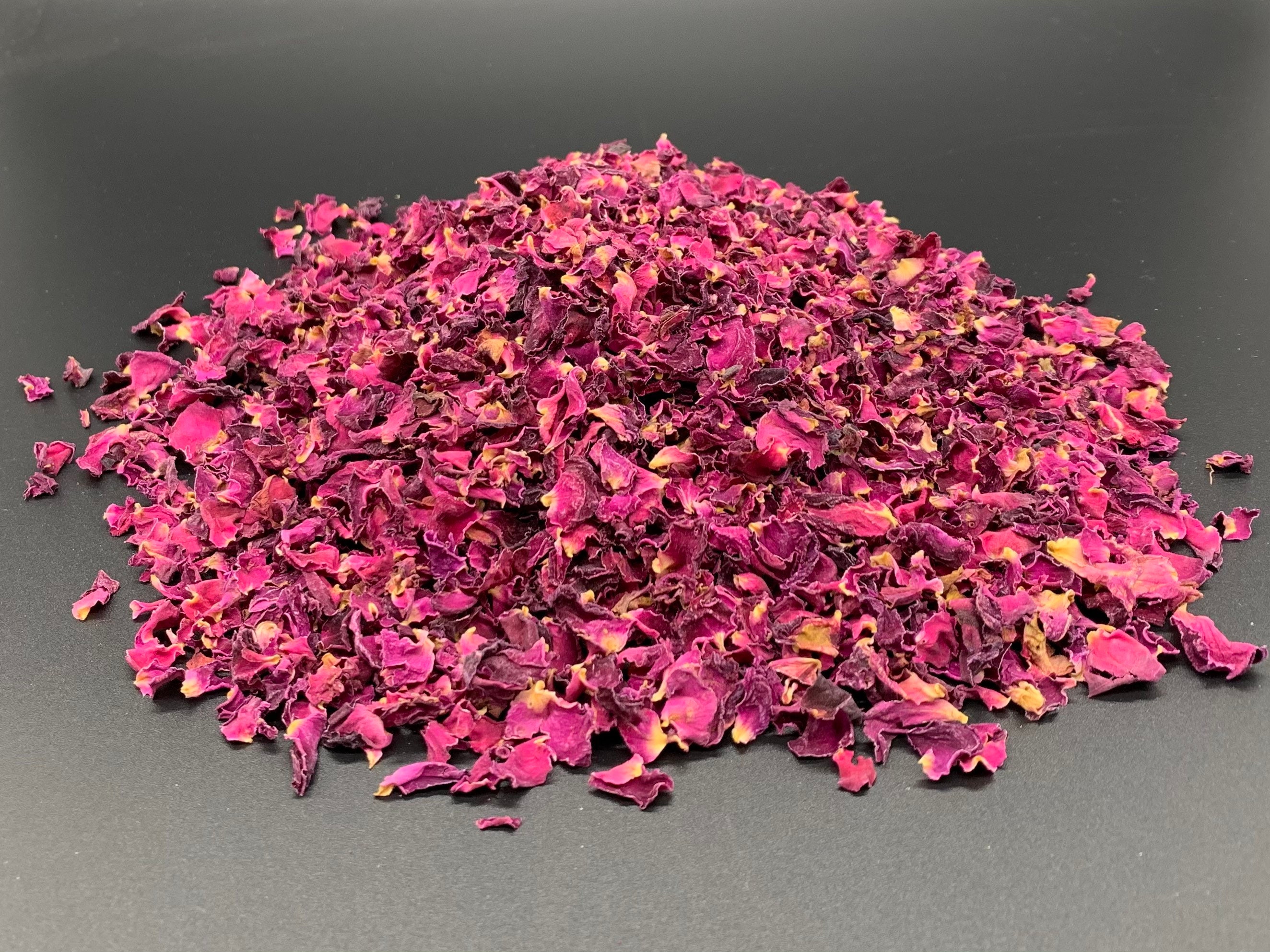 Dried Natural Real Red Rose Petals Organic Dried Flowers Wholesale Best for  Wedding Party Decoration, Bath, Body Wash, Foot Wash, Tea, Baking