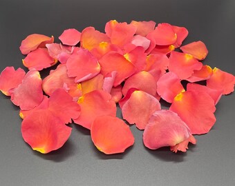 Rose Petals, Tango, REAL freeze dried rose petals, All Natural and Biodegradable, Perfectly Preserved in the USA