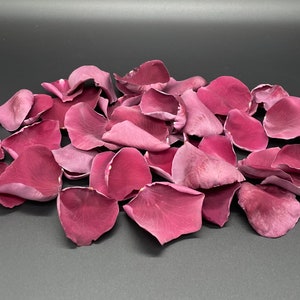 Freeze Dried Rose Petals, Red, REAL Rose Petals, Perfectly Preserved 