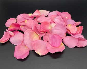 Rose Petals, Pink, REAL freeze dried rose petals, All Natural and Biodegradable, Perfectly Preserved in the USA