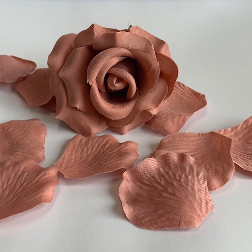 Silk Rose Heads 12pcs Red Artificial Flowers Etsy