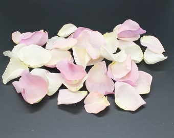 Rose Petals, Ivory, Blush, and Rosy Mauve blend, REAL freeze dried rose petals, perfectly preserved