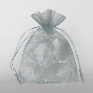 Organza Gift Bags, Sheer Favor Bags with Drawstring for Packaging, Choose from 20 colors, pack of 50 image 10