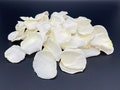 Rose Petals, Ivory, REAL freeze dried rose petals, All Natural and Biodegradable, Perfectly Preserved in the USA