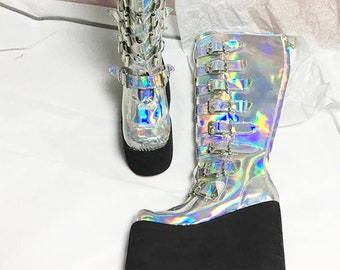 Hologramboots/ Disco boots