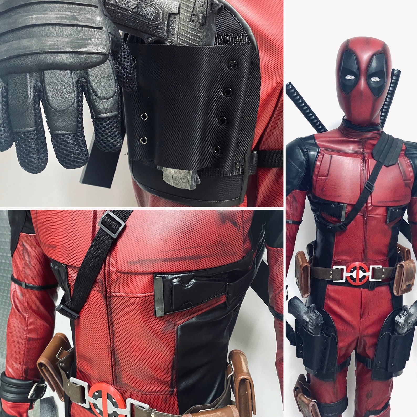 Deadpool 2 Pro movie costume with MESH weathering genuine Etsy
