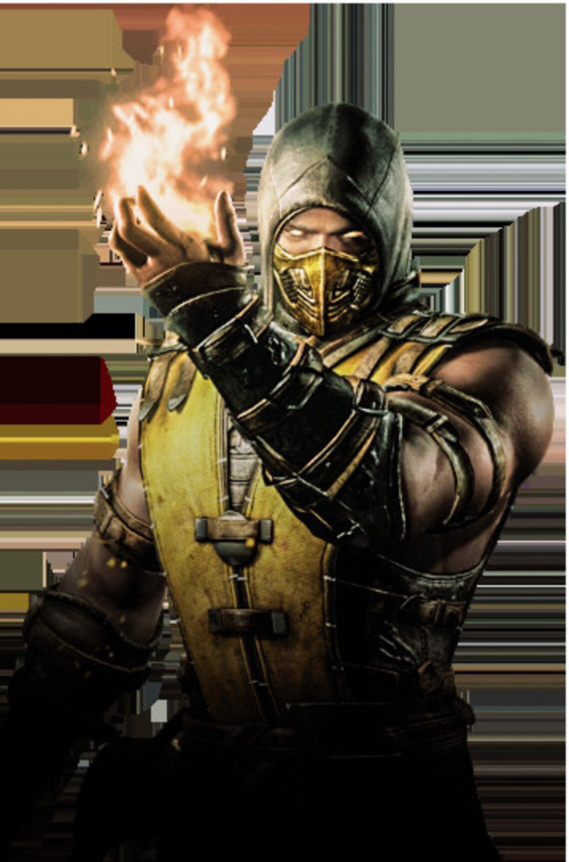 Mortal Kombat Scorpion cosplay traje / traje de escorpión