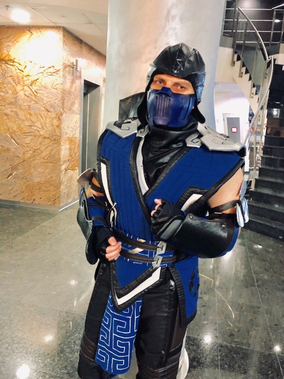 Sub Zero Mk 11 Costume Mortal Kombat Scorpion Sub Zero Etsy