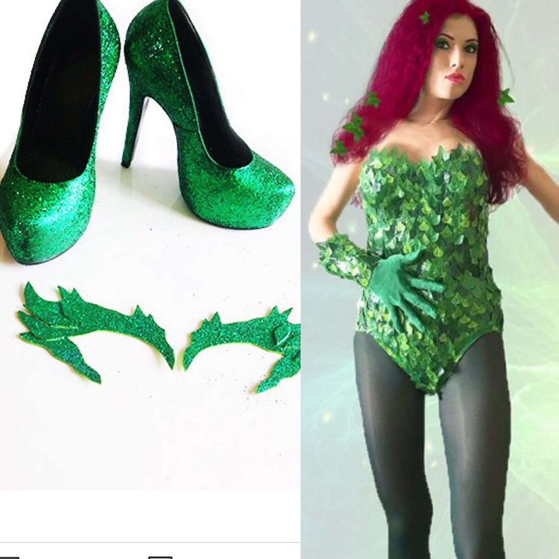 Poison Ivy Cosplay Costume Complete Poison Ivy Costume With Etsy Poison Ivy Cosplay Costume Complete Poison Ivy Costume With Etsy