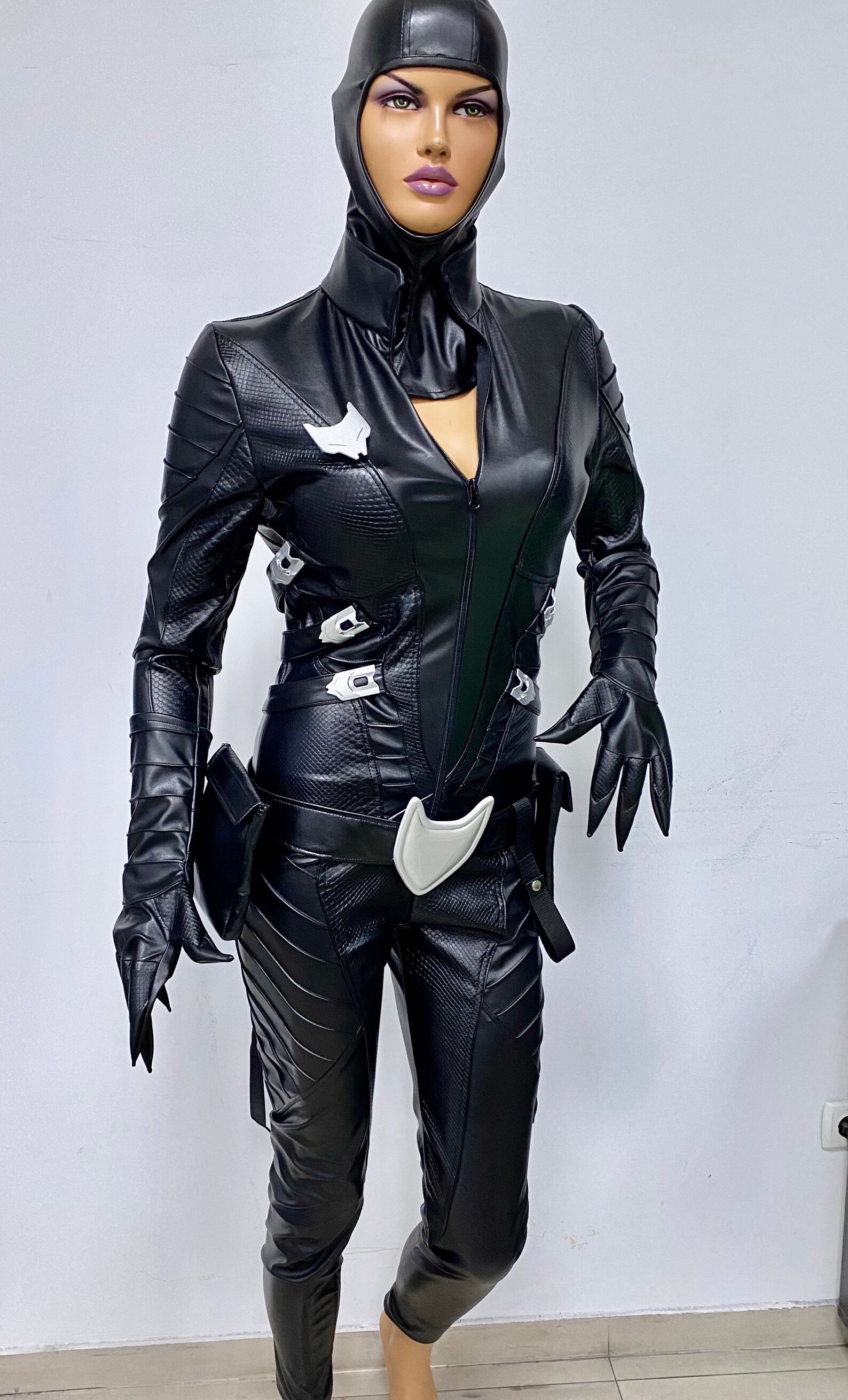 Catwoman custom commission suit gloves and bootsbelts Etsy