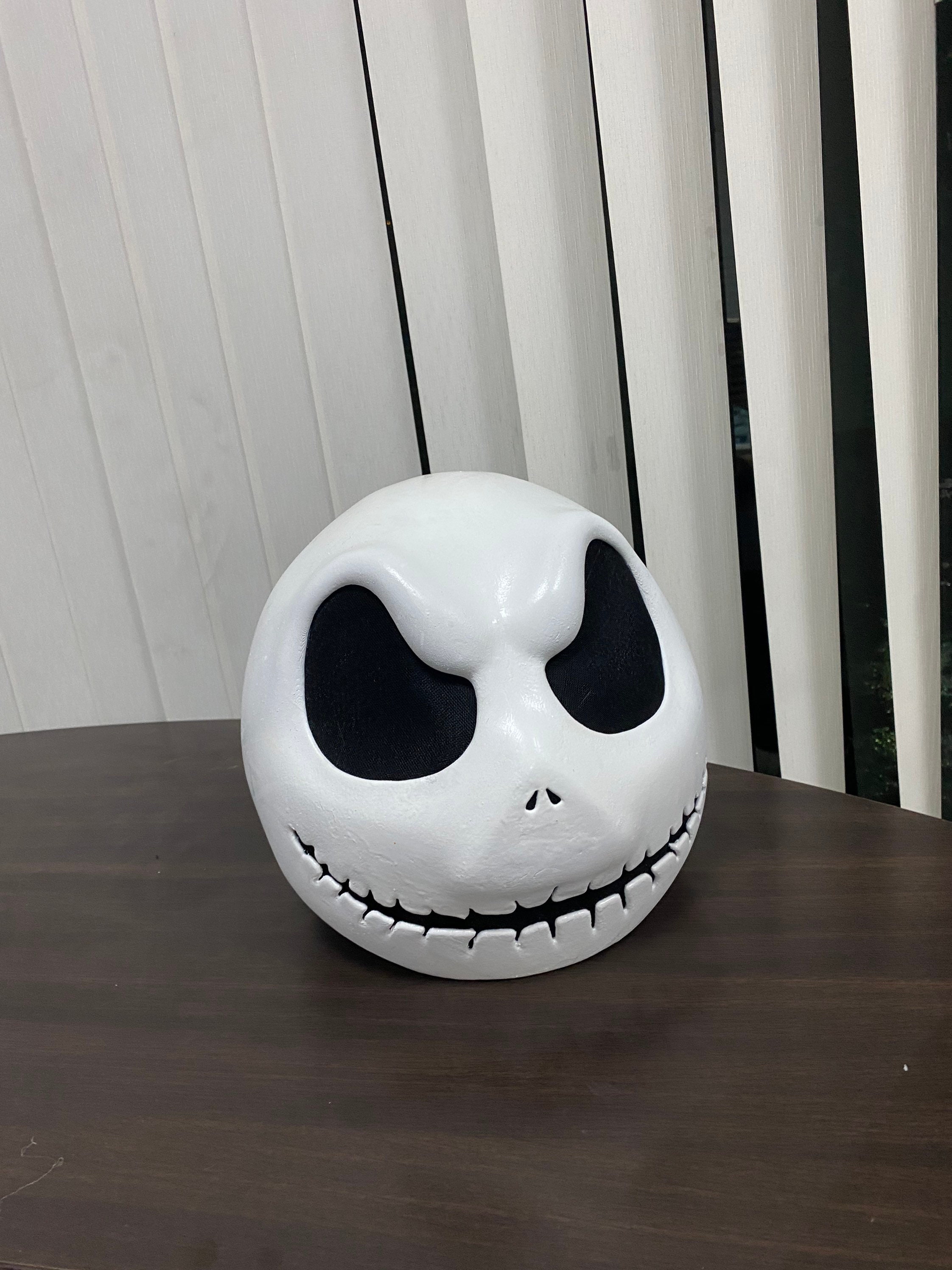 Jack Skellington full head mask / Skellington cosplay gloves Etsy