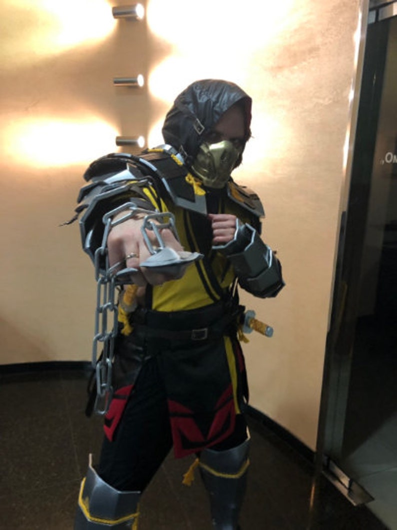 MK 11 scorpion costume/Mortal Kombat 11 Scorpion cosplay | Etsy
