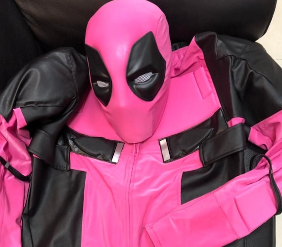 Pink Deadpool Mask Pink Deadpool Costume