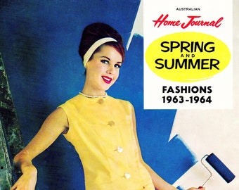 1960s Australian Home Journal Catalog [DIGITAL/PDF] Summer Fashions 1963-64
