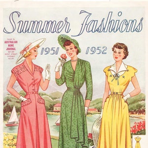 Catalogus Australische thuistijdschriften uit de jaren 50 [DIGITAAL/PDF] Zomermode 1951-52