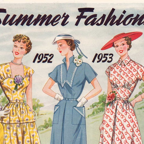 1950s Australian Home Journal Catalog DIGITAL/PDF Summer - Etsy