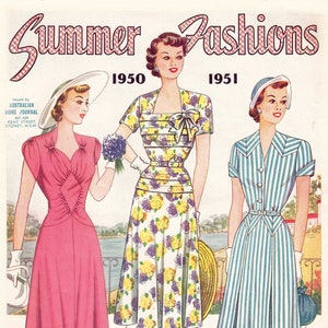 Catalogus Australische thuistijdschriften uit de jaren 50 [DIGITAAL/PDF] Zomermode 1950-51