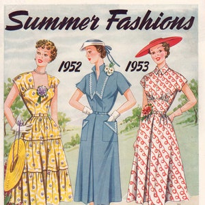 1950er Jahre Australian Home Journal Katalog [DIGITAL/PDF] Summer Fashions 1952-53