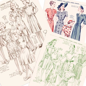 1940s Australian Home Journal Catalog DIGITAL/PDF Summer Fashions 1947-48 image 3