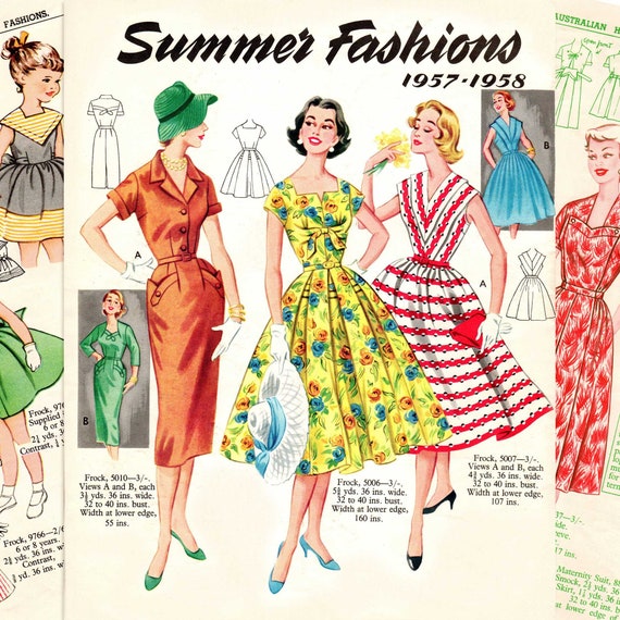 1950s Australian Home Journal Catalog [DIGITAL/PDF] Summer