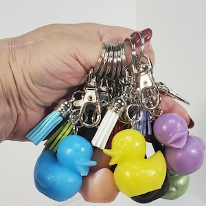 Duck Keychain: Resin Jeep Duck