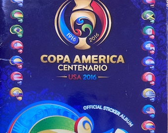 Panini 2016 Fifa COPA AMERICA CENTENARIO 100% Complete Football Sticker Album Book