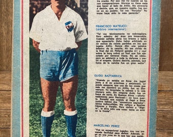 Sport magazine "Estrellas deportivas" - Fascicle N10 "Atilio García" - 1977 Uruguay, soccer, football - Club Nacional de Futbol