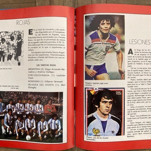 Copa del Mundo, España 1982 Folleto Escrito en español image 7