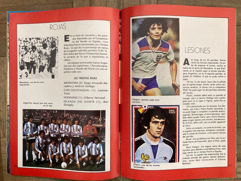 Copa del Mundo, España 1982 Folleto Escrito en español image 7